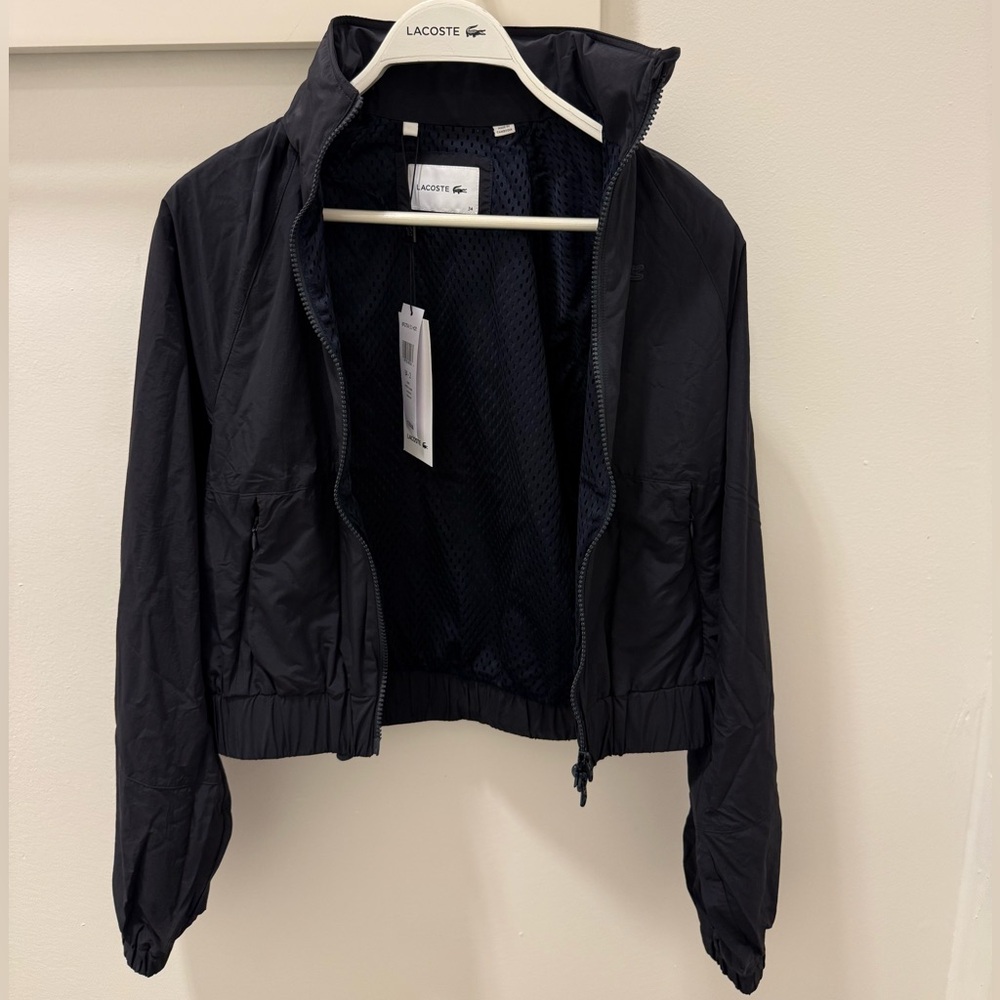 Lacoste Navy Mesh Jacket